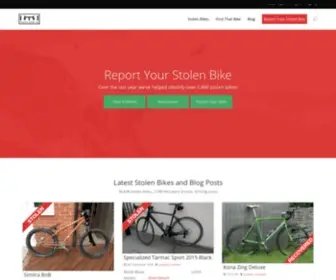 Stolen-Bikes.co.uk(Stolen Bikes in the UK) Screenshot