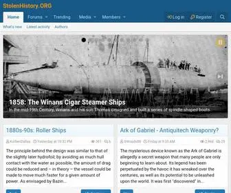 Stolenhistory.org(KD SH Blog) Screenshot