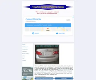 Stolenplates.com(What to do when your license plate) Screenshot