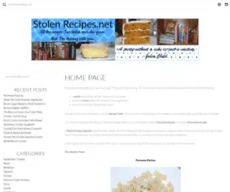 Stolenrecipes.net(StolenRecipes) Screenshot