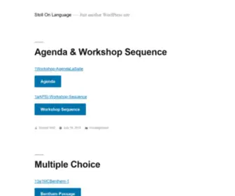 Stollonlang.org(Just another WordPress site) Screenshot