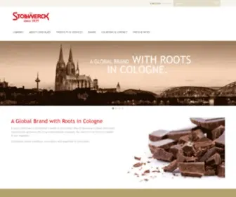 Stollwerck.de(Our world of chocolate) Screenshot