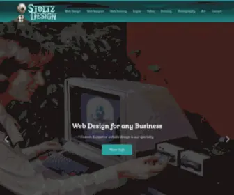 Stoltzdesign.net(Creative Web Design for any Chicago business) Screenshot