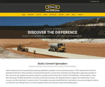 Stoltzspreaders.com(Discover the Stoltz Difference) Screenshot