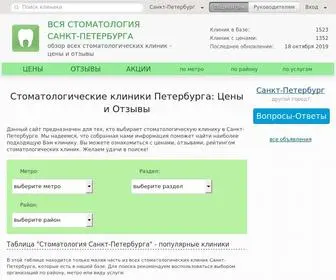 Stom-Firms.ru(Стоматологические клиники в Санкт) Screenshot