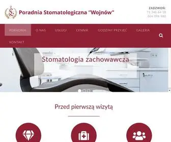 StomatologiawojNow.pl(Poradnia) Screenshot