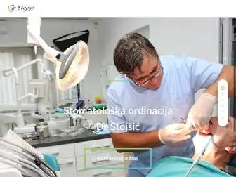 Stomatoloskaordinacijadrstojsic.rs(Dr Stojšić) Screenshot