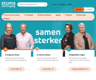 Stomavereniging.nl(De Stomavereniging) Screenshot