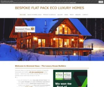 Stommel-Haus.co.uk(Bespoke Luxury Eco Flat Pack Homes) Screenshot