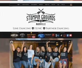 Stompingrounds.us(Line Dancing In San Antonio) Screenshot