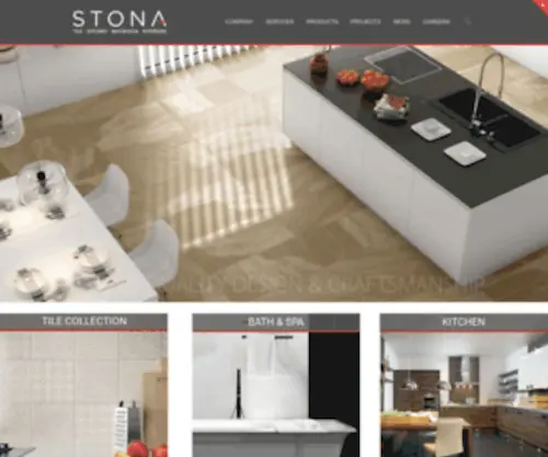 Stona.com(Designer Modern Kitchen Washington DC) Screenshot