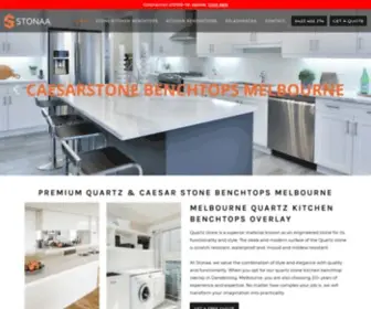 Stonaa.com(Caesarstone Melbourne) Screenshot