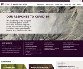 Stone-ENV.com(Stone Environmental) Screenshot