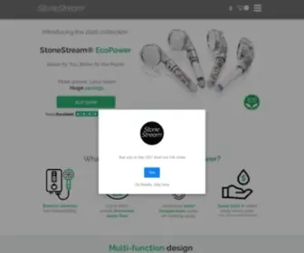 Stone-Stream.com(Eco Shower Heads) Screenshot