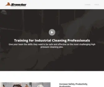 Stoneagetraining.com(StoneAge Training for Industrial Cleaning Professionals) Screenshot