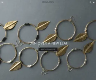 Stoneandstick.com(Modern Essentials Inspired by Nature) Screenshot