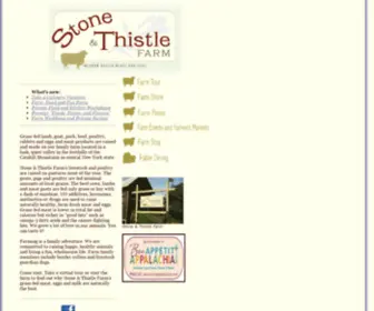 Stoneandthistlefarm.com(Stone & Thistle Farm) Screenshot