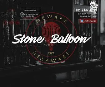 Stoneballoon.com(Stone Balloon Ale House) Screenshot