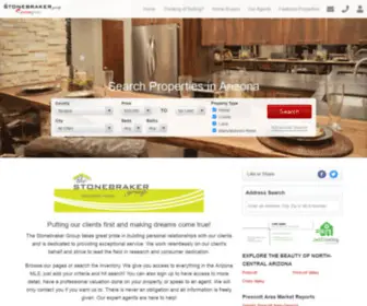 Stonebrakergroup.com(Arizona Real Estate in Phoenix) Screenshot