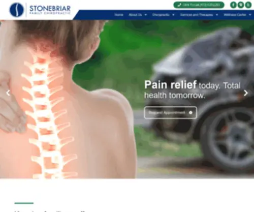 Stonebriarfamilychiropractic.com(Chiropractor frisco tx) Screenshot