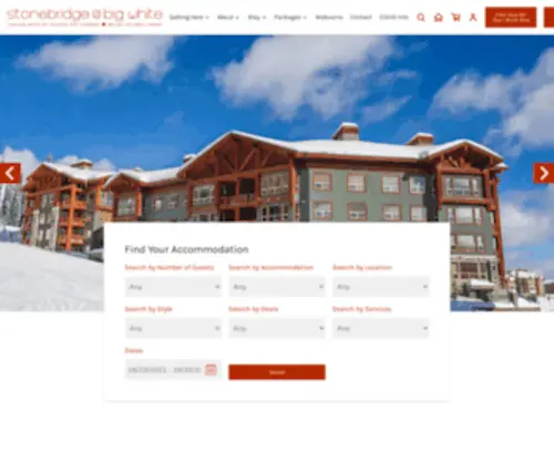 Stonebridgeatbigwhite.com(Stonebridge Lodge at Big White Ski Resort) Screenshot