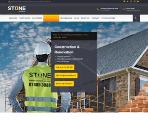 Stonebuilders.ie(Recommended Builders in Dublin) Screenshot