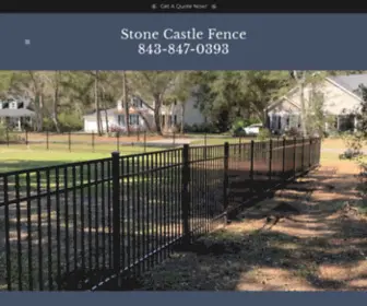 Stonecastlefence.com(Fence Installation) Screenshot