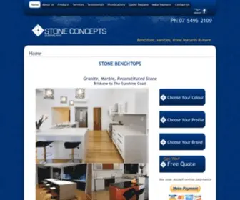 Stoneconcepts.com.au(STONE BENCHTOPS Brisbane) Screenshot