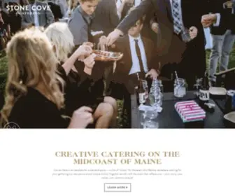 Stonecovecatering.com(Private Event Catering for Weddings & Parties) Screenshot