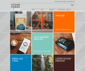 Stonecreekcoffee.com(Stone Creek Coffee) Screenshot