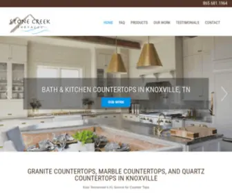 Stonecreeksurfaces.com(Granite, Marble & Quartz Countertops) Screenshot