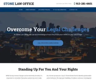 Stonedefense.com(Kansas City Criminal Law Attorney) Screenshot