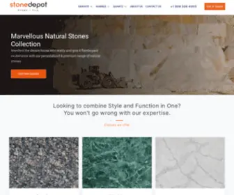 Stonedepotus.com(Stone Depot) Screenshot