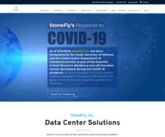 Stonefly.com(The Original Innovator Of ISCSI) Screenshot