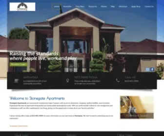 Stonegateapartmenthomes.com(Stonegate Apartments) Screenshot