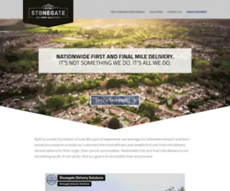 Stonegatedelivers.com(Stonegate Delivery Solutions) Screenshot