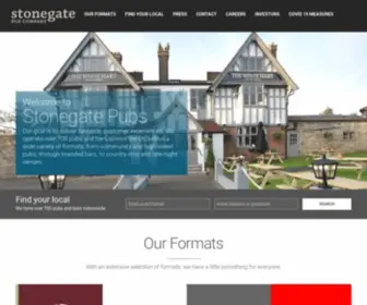 Stonegatepubs.com(Stonegate Group) Screenshot