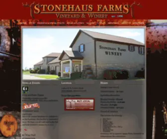 Stonehausfarms.com(Stonehaus Farms Vineyard & Winery) Screenshot