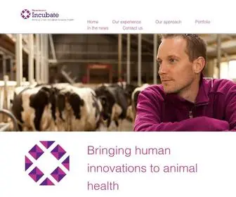 Stonehaven-Incubate.com(Bringing human innovations to animal health) Screenshot