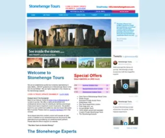 Stonehengetours.com(Stonehenge Rocks) Screenshot