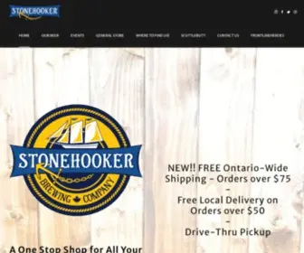 Stonehooker.com(Stonehooker Brewing Company) Screenshot
