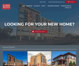 Stonehousedevelopment.com(Welcome Home) Screenshot