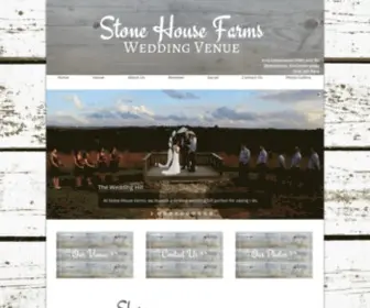 Stonehousevenue.com(Stone House Farms Wedding Venue in DeMossville) Screenshot