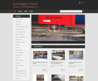 Stonemachinerysales.com(Stone Machinery Sales) Screenshot