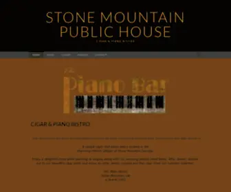 Stonemountainpublichouse.com(CIGAR & PIANO BISTRO) Screenshot