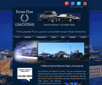 Stoneoaklimousine.com(Limo Service San Antonio) Screenshot