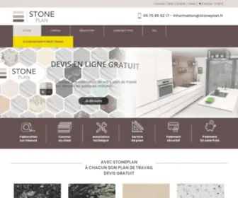 Stoneplan.fr(Plan de travail sur mesure prix bas configurer et devis en ligne) Screenshot