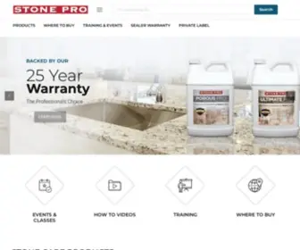 Stoneproonline.com(Premium Stone Care Products & Supplies) Screenshot