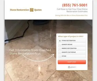 Stonerestorationquotes.com(Stone Restoration) Screenshot