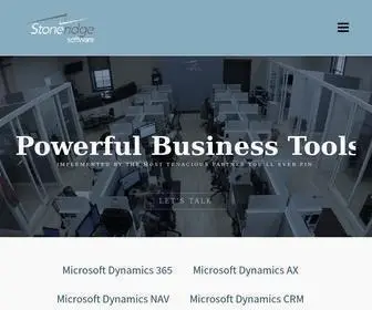 Stoneridgesoftware.com(Microsoft Dynamics 365 Partner) Screenshot